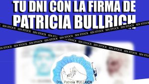 DNI firmado por Bullrich: la curiosa promoción que realizó la ministra a la edición limitada de 