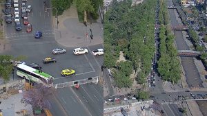 ¿Hasta qué hora se extenderán? Los desvíos y cortes de tránsito por cierre de campaña de Kaiser en Providencia