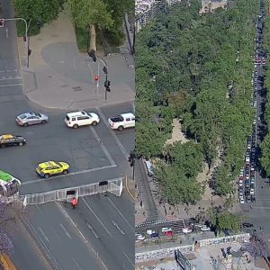 ¿Hasta qué hora se extenderán? Los desvíos y cortes de tránsito por cierre de campaña de Kaiser en Providencia