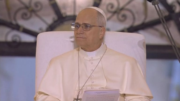 Papa León XIV volvió a defender la creación de un estado palestino como 