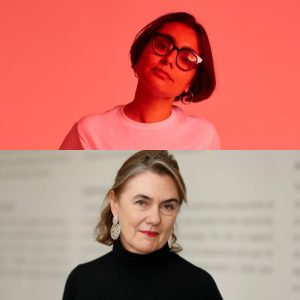 Foto del Columnista Lorena Meckes y Paula Espinoza