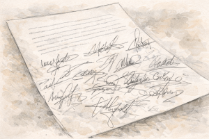 El ocaso del abajo firmante