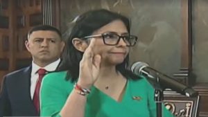 VIDEO - Delcy Rodríguez juró como presidente interina de Venezuela