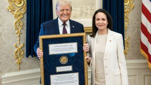 El Centro Nobel de la Paz aclara polémica entrega de medalla de Machado a Trump: 