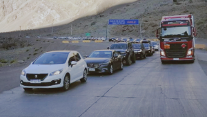 Aduanas refuerza paso Los Libertadores y solo los últimos dos días cruzaron 3 mil autos al país