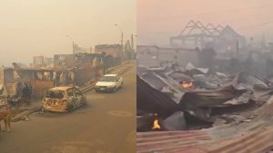 Punta de Parra, la localidad que fue arrasada casi por completo por incendios