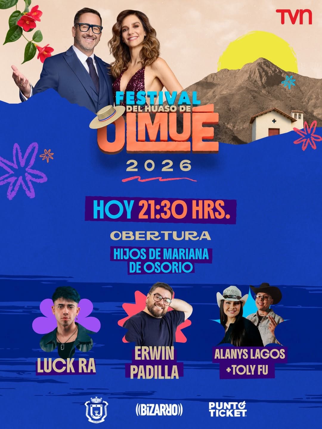 Estos son los artistas que se presentarán este viernes en el Festival ...