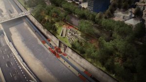 Proyecto Mapocho Pedaleable inicia etapa clave en el SEA para paseo de 5 kilómetros en el lecho del río