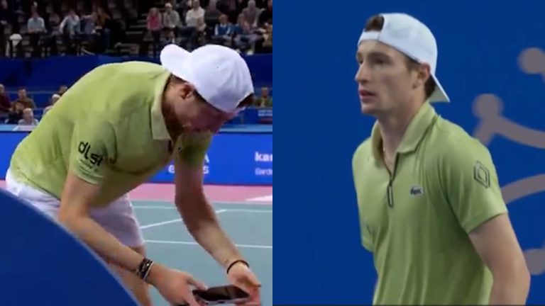 VIDEO - Ganaba, revisó su teléfono y perdió todos los puntos: Ugo Humbert despierta sospechas tras extraña eliminación