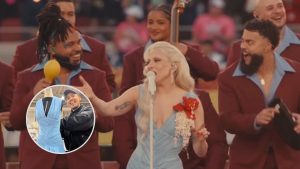 De Puente Alto al Super Bowl: quién es el chileno detrás del vestido que usó Lady Gaga en el show de Bad Bunny