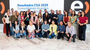 Entel se ubica entre los primeros diez lugares de su industria a nivel mundial y fue incluido en el Sustainability Yearbook 2026