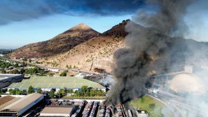 VIDEOS - El momento exacto de la gigantesca explosión que se registró en Renca