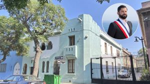 Casa donde vivió expresidente Boric en barrio Yungay es puesta a la venta: $ 860 millones por 13 dormitorios, 9 baños y más