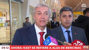 Kast por histórica alza de las bencinas: 