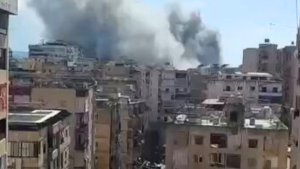 VIDEOS - Las imágenes que dejaron los bombardeos que hizo Israel en apenas 10 minutos contra objetivos de Hezbollah en Líbano