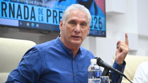 VIDEO - Díaz-Canel acusa que bloqueo de Estados Unidos a Cuba busca 