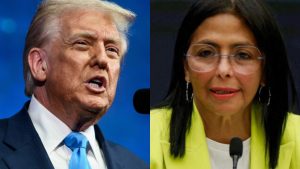 Cómo respondió Delcy Rodríguez a la idea de Donald Trump de convertir a Venezuela en el estado 51 de su país