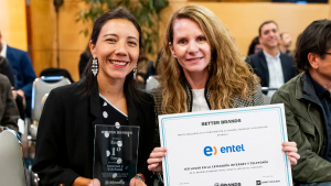 Entel obtiene el primer lugar en la categoría Internet y Telefonía en Estudio B-Brands 2026