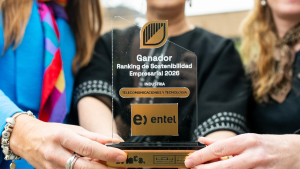 Entel es reconocida como empresa líder en sostenibilidad en Ranking de Sostenibilidad Empresarial Brinca-UAI 2026