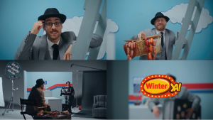 Winter revive su clásico comercial de los 80's  con influencers y supera el millón de reproducciones en redes sociales