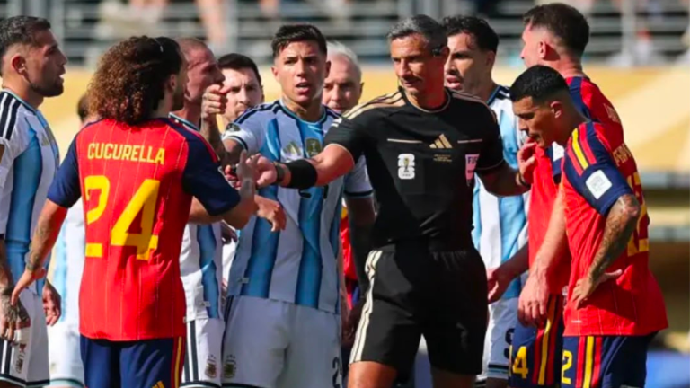 La drástica decisión que tomó el árbitro de la final del Mundial 2026 entre España y Argentina