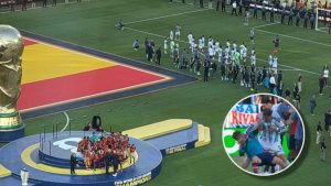 Argentina campeón, pero de malos perdedores: pelea de sus jugadores y 
