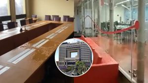 VIDEO - Las lluvias también golpean al Congreso y provocan filtraciones: piden adelantar semana distrital