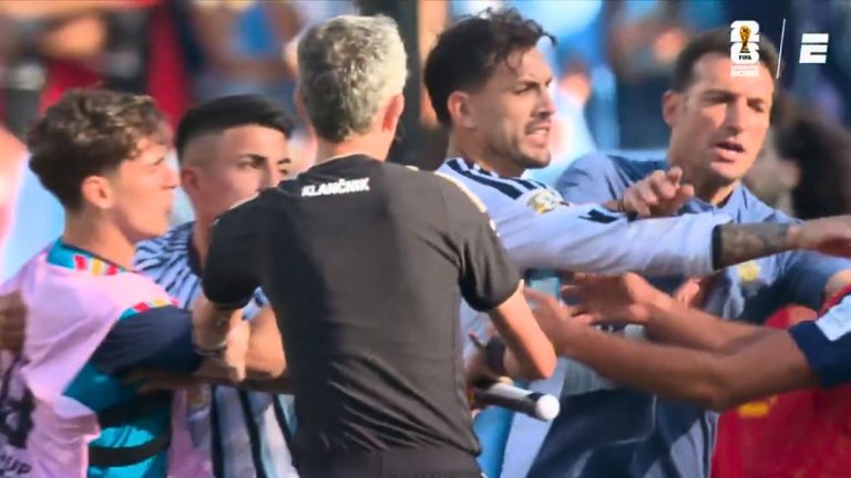 VIDEO - Lo que no se vio en TV: la agresión de Paredes a jugadores españoles que casi empañó la final del Mundial 2026