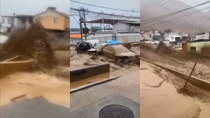 VIDEOS - Las impactantes imágenes que dejó el violento aluvión en Tocopilla