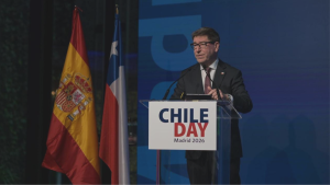 Biministro Mas a empresarios extranjeros en ChileDay en Madrid: 