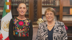 Claudia Sheinbaum: “No me arrepiento que México haya apoyado a Michelle Bachelet
