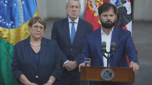 Boric y Bachelet llaman a reconsiderar adhesión a Escudo de Las Américas: 