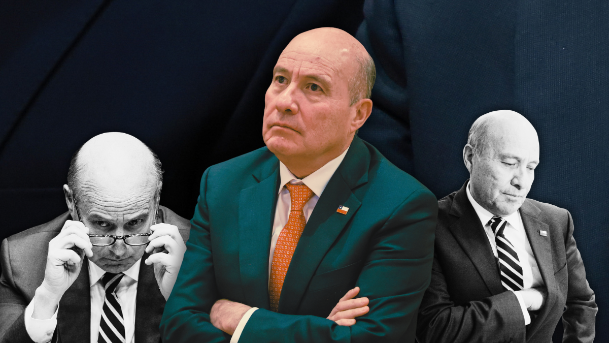 Composici&oacute;n con im&aacute;genes del ministro de Hacienda, Jorge Quiroz